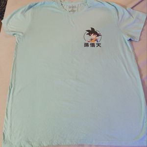 Dragonball Z MENS T Shirt Size 2XL Animation Double Side Graphic Tee Gok…
